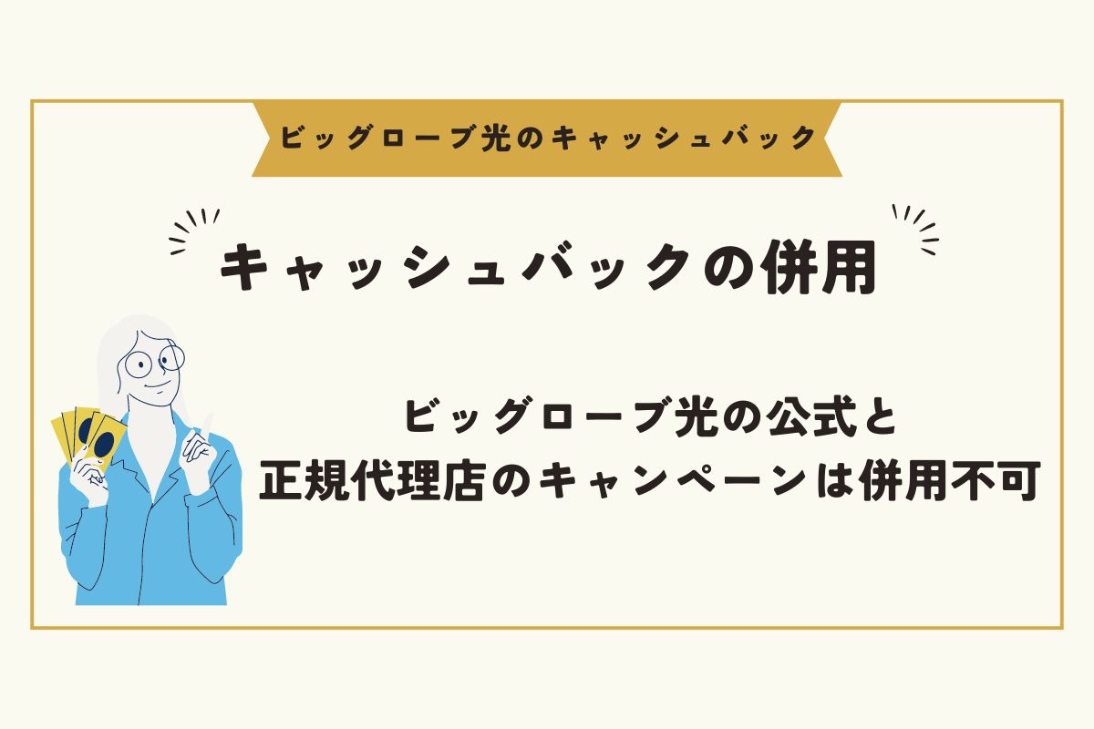 ビッグローブ光　キャッシュバック